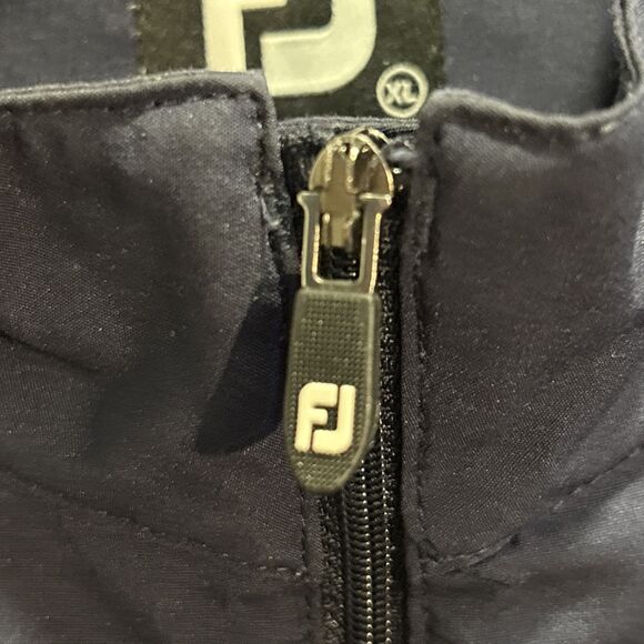 FootJoy Pullover Vest Men's Extra Large Navy Blue Golf Windbreaker Sleeveless XL - Picture 11 of 14